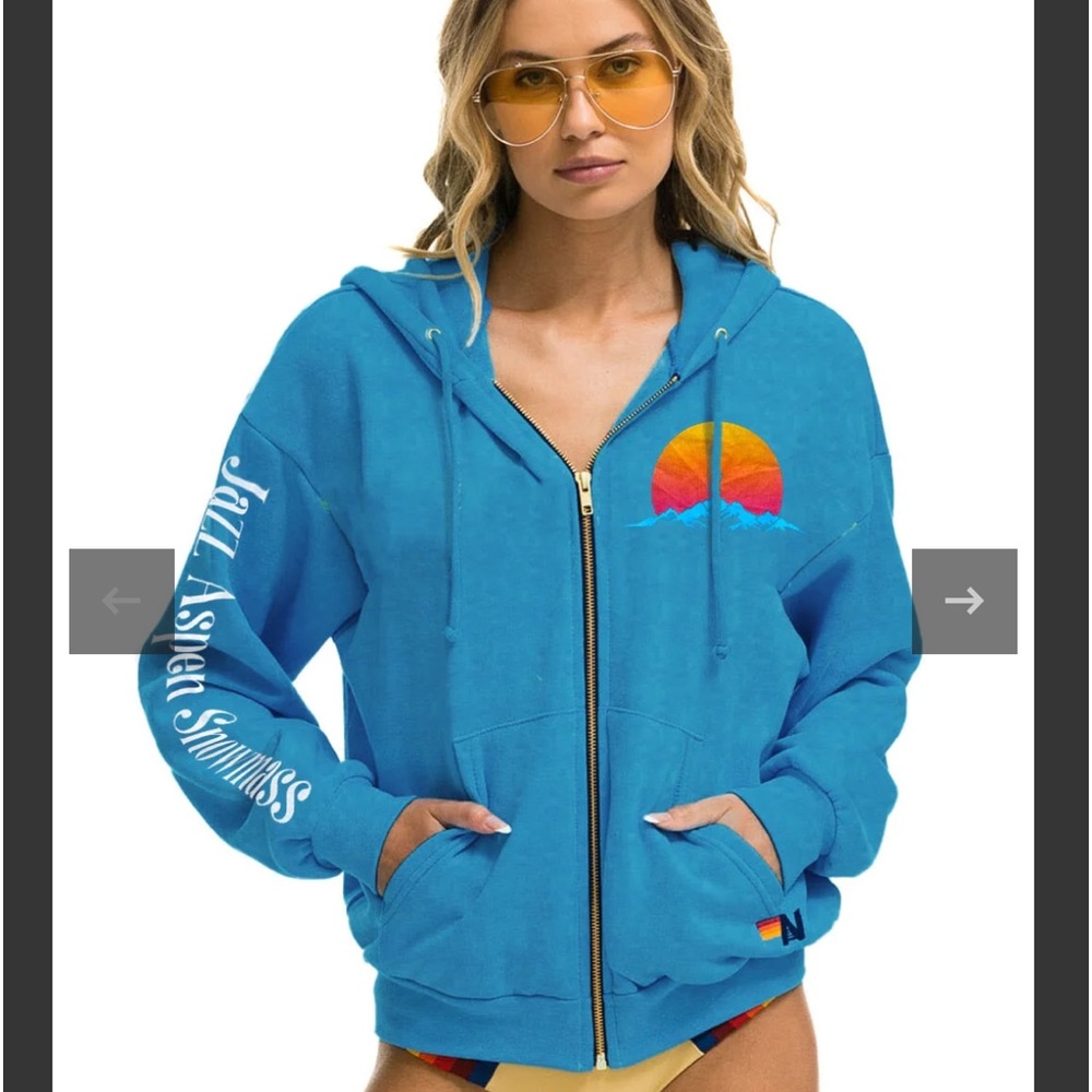 Aviator Nation Aspen Jazz Fest JAS Zip up